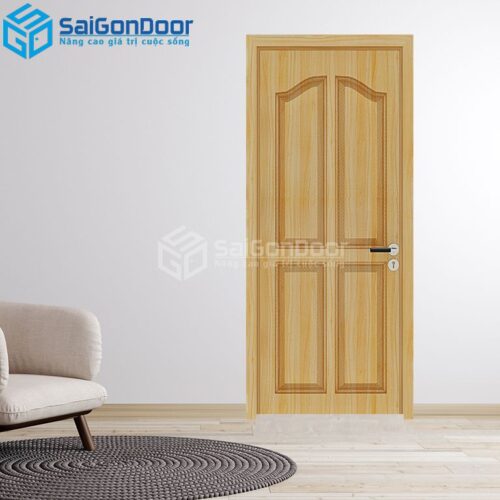 Cửa Gỗ Công Nghiệp SGD 4A ASH 2-HDFV-SGD