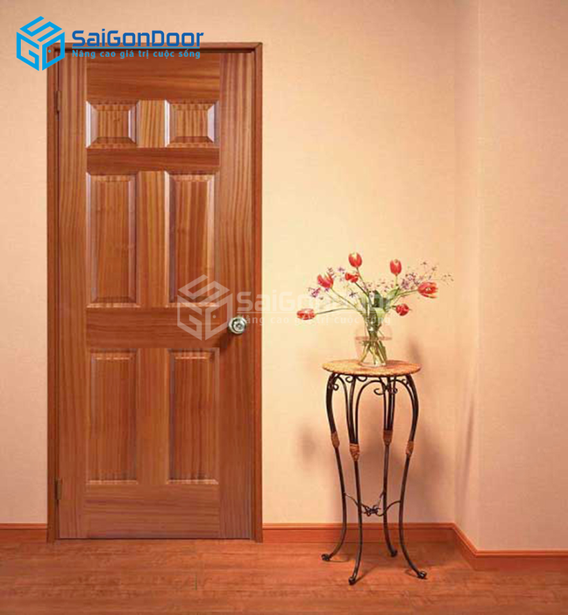cửa gỗ tự nhiên phòng khách